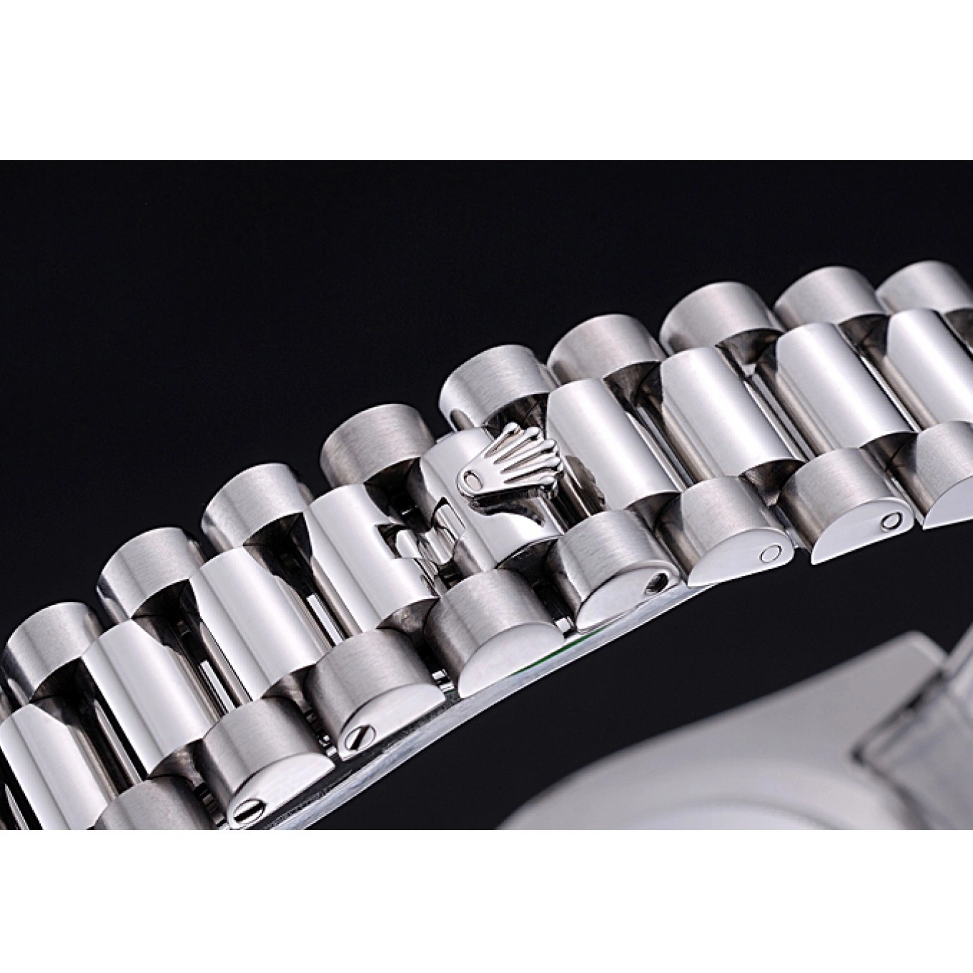 Aaa replica Bracelet Dial White Steel Stainless Day-Date Rolex 622547 0612